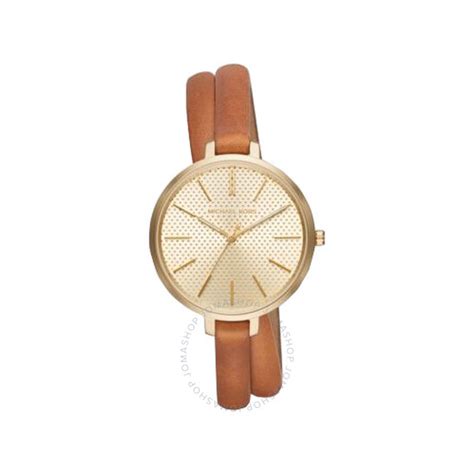 Michael Kors Jaryn Ladies Leather Wrap Watch MK2603